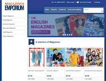 Tablet Screenshot of magazinesemporium.com